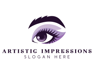 Woman Eye Beauty logo design