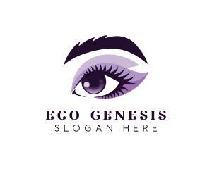 Woman Eye Beauty logo design