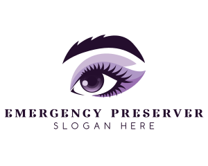 Woman Eye Beauty logo design