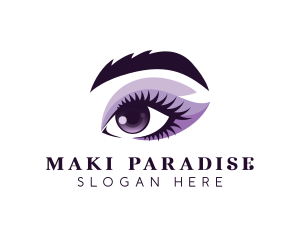 Woman Eye Beauty logo design