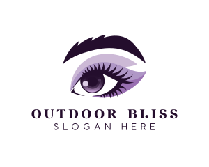 Woman Eye Beauty logo design