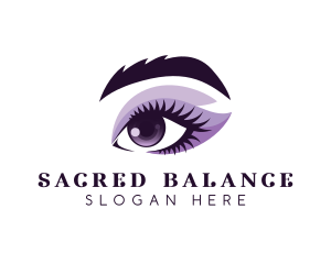 Woman Eye Beauty logo design