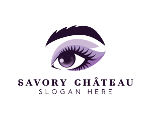 Woman Eye Beauty logo design