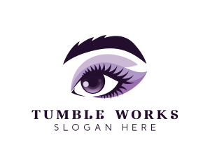 Woman Eye Beauty logo design