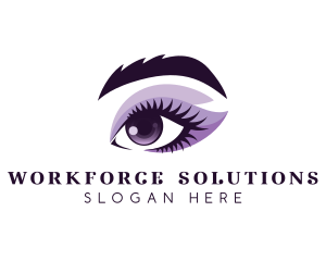 Woman Eye Beauty logo design