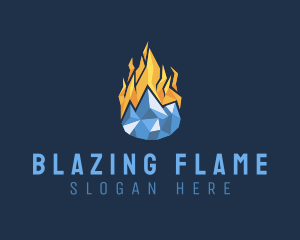 Ice Fire Element logo design