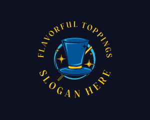 Magician Top Hat logo design