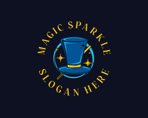 Magician Top Hat logo design