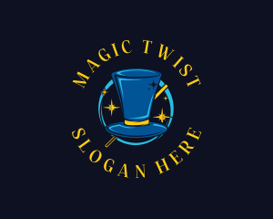 Magician Top Hat logo design