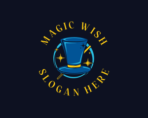 Magician Top Hat logo design