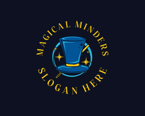 Magician Top Hat logo design