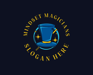 Magician Top Hat logo design