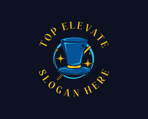 Magician Top Hat logo design