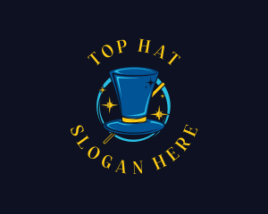 Magician Top Hat logo design