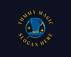 Magician Top Hat logo design