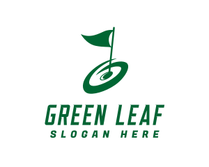 Golf Flag Sport  logo design