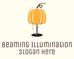 Pumpkin Light Lampshade  logo design