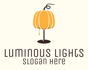 Pumpkin Light Lampshade  logo design