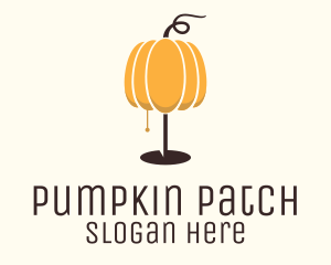Pumpkin Light Lampshade  logo design