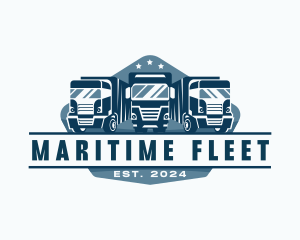 Truck Fleet Logistics logo design