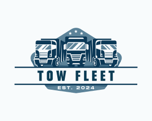 Truck Fleet Logistics logo design