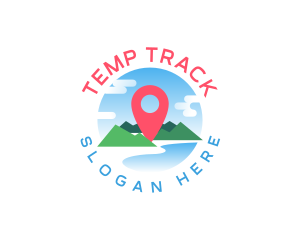 Travel Location Pin logo design