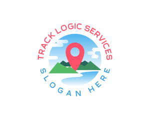 Travel Location Pin logo