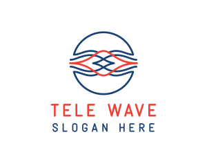 Startup Company Waves logo design