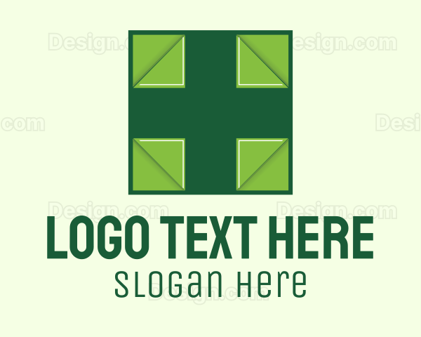 Green Medical Cross Logo