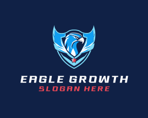 Eagle Patriot Shield logo design