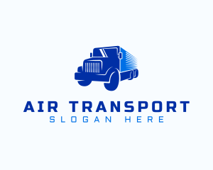 Transportation Trailer Truck logo design