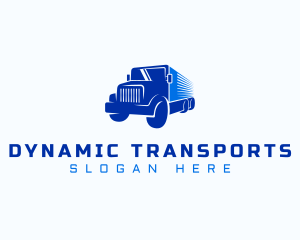 Transportation Trailer Truck logo design