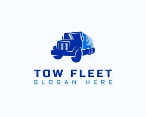 Transportation Trailer Truck logo design