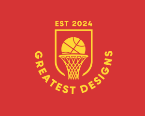 Basketball Hoop Ring logo design