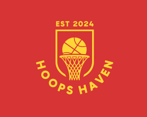 Basketball Hoop Ring logo design