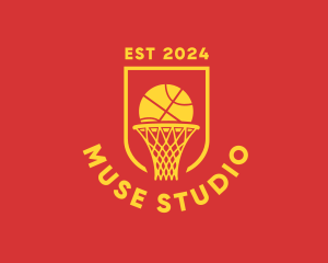 Basketball Hoop Ring logo design