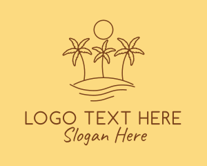 Island Tropical Beach logo