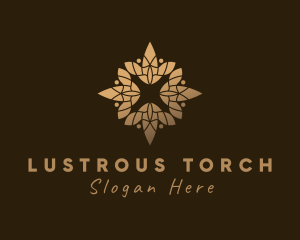 Gold Luxury Lantern logo design