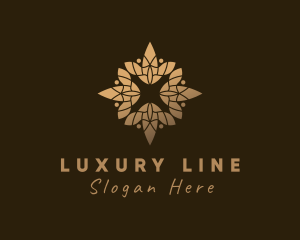 Gold Luxury Lantern logo design