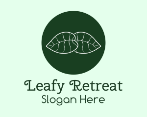 Green Botanical Leaf Logo