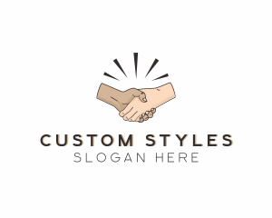 People Handshake Deal  logo