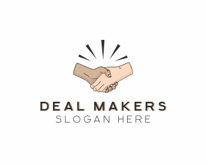 People Handshake Deal  logo design