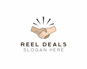 People Handshake Deal  logo design