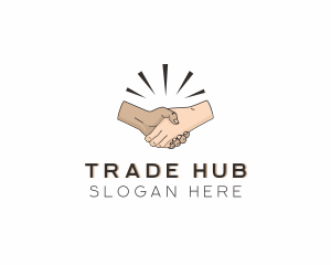 People Handshake Deal  logo design