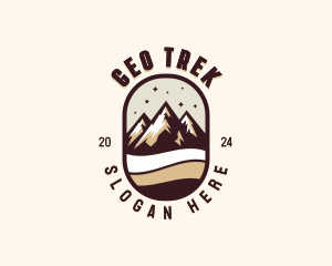 Peak Summit Hiking logo design