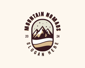 Peak Summit Hiking logo design