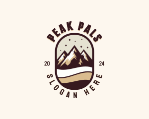 Peak Summit Hiking logo design