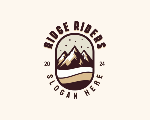 Peak Summit Hiking logo design