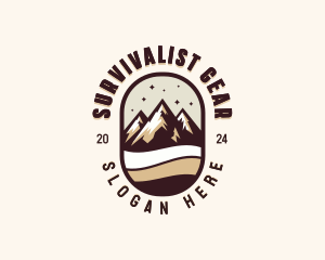 Peak Summit Hiking logo design