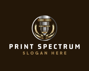 Laser Machine Industrial logo design